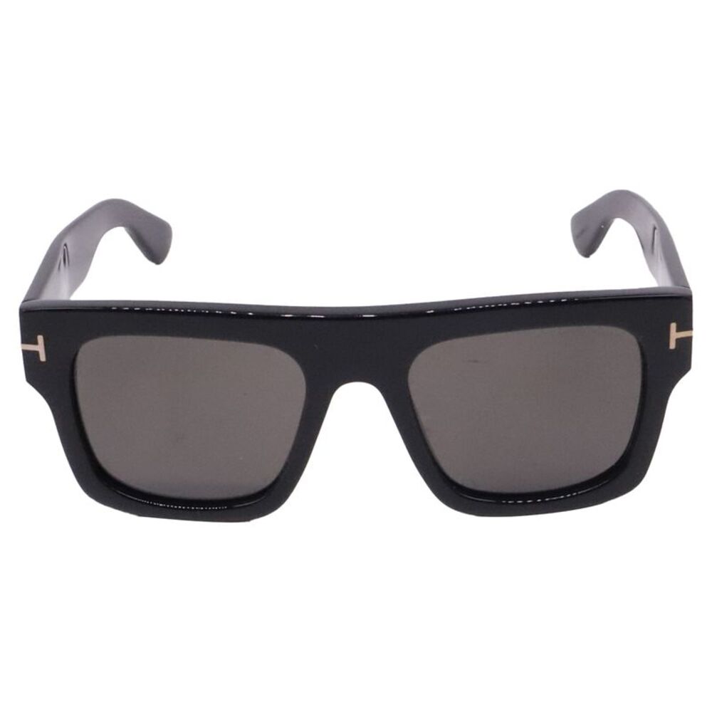 Tom Ford Fausto Rectangular Sunglasses in Black Acetate